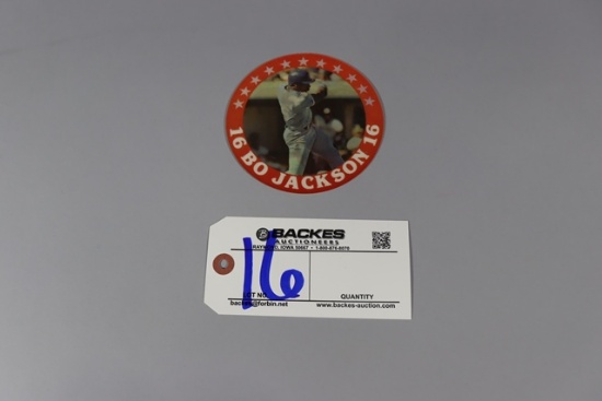 Bo Jackson ROOKIE 1987 Sportsflics JUMBO Disc 3-d