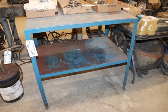 24" x 60" metal work table