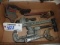 Pipe cutter, vise and Rigid wrenches