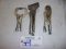 Lot of 3 MAC and Vise Grip locking pliers