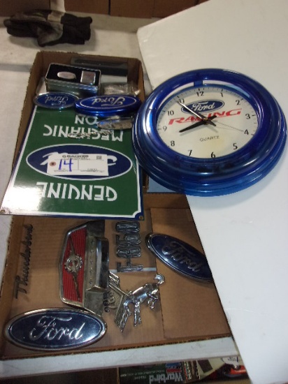 All to go - 2 boxes of Ford Collectible items