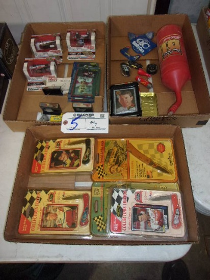 All to go - NASCAR items    3 boxes