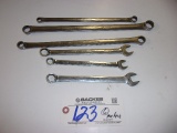 Snap On random metric wrenches    total of 6