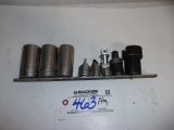 All to go - rail of Snap On specialty sockets