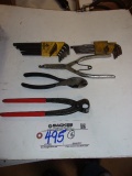 Pinchers, hex wrenches and more