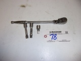 Snap On F831 Flex ratchet and 4 extensions