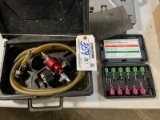 Blue Point terminal tool kit and MATCO cooling system fuel refiller