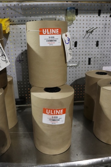 Times 3 - Uline S-2229 Paper rolls - 12" x 720'