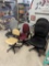 All to go - 4 office chairs - selling AS IS - rougher condition