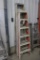 Times 2 - 6' and 7' fiberglass ladders - coated in paint