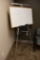 Aluminum easel with dry erase board