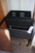 Times 2 - black portable metal filing cabinets