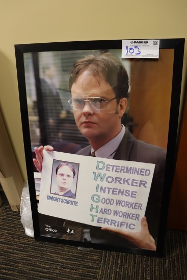 24" x 36" "The Office" framed print