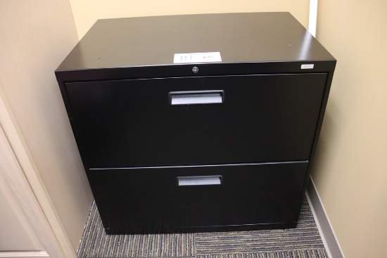 30" Hon 2 drawer lateral file cabinet