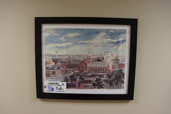 Times 2 - 18" x 22" Paul Norton water color pictures - nice