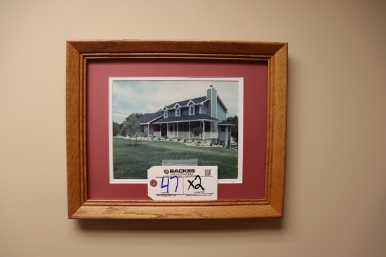 Times 2 - 13" x 16" framed wall prints