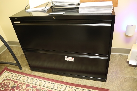 Hon 2 drawer lateral file cabinet