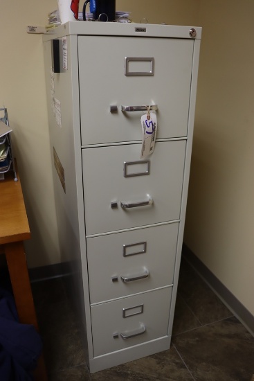Hirsh 4 drawer file cabinet