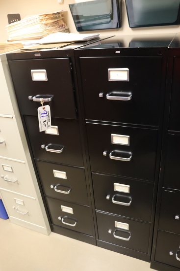 Times 2 - Hon and Staples 4 drawer file cabinets