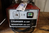 HD 6/12volt 30 amp battery charger with 200 amp booster