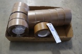 Box to go - brown painters tape