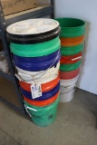 All to go - misc. 5 gallon buckets