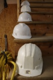 Times 5 - white construction hard hats