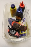Box to go - chalk lines with chalk