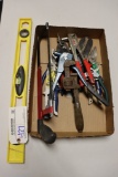 Box to go - level, tin snips, rivets