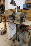 Sears 1/2 hp dual bench grinder with base