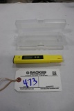 Yellow PH meter with clear case