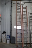 Keller fiberglass 22' extension ladder with stabilizer