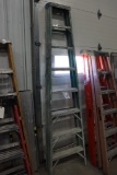 8' fiberglass ladder - coated in paint