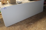 Times 2 - 8' poly banquet tables - showing some wear