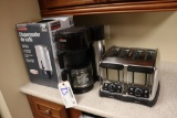 All to go - Bunn coffee brewer and HB toaster