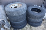 All to go - 6 rims with tires - R18 265 range