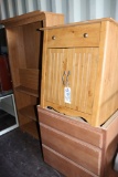 All to go - dresser, cabinet and book shelf - all showing wear