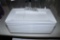 Times 12 - 8 x 15 white melamine app platters