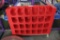 Poly 24 shoe cabinet with cast legs