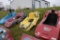 All to go - (4) Fiberglass go cart bodies