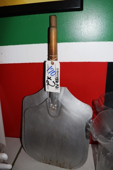 Times 2 - 12" and 14" wood handled pizza peels