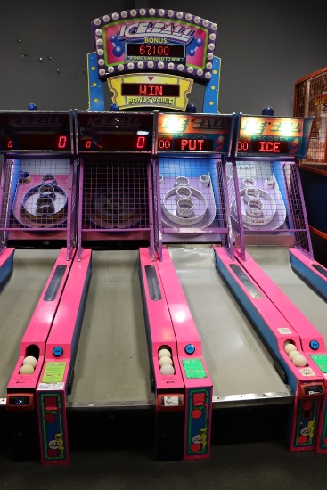 ICE Ball skee ball lane with Intercard card reader - 30" x 10' long - appea