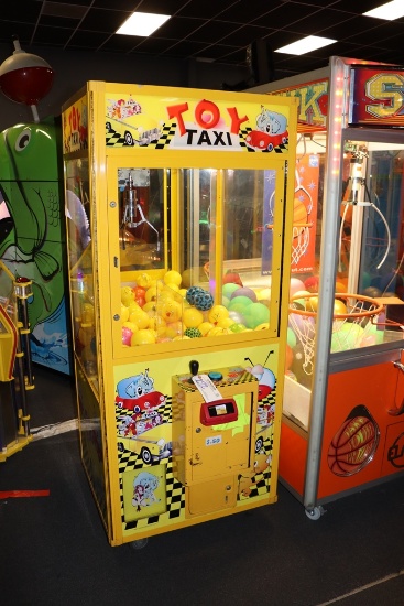 Namco Coast2Coast "Toy Taxi" Crane Machine - with Intercard card reader - w