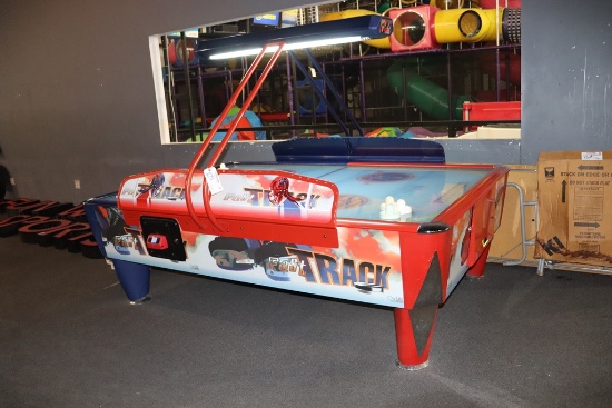 SAM Fast Track Air Hockey table with scoring canopy - 69" wide x 100"long -