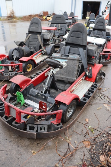 JJ Amusements go cart with Honda 9HP engine - located on lower unused track