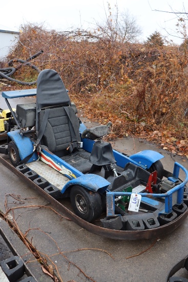 JJ Amusements go cart with Honda 9HP engine - located on lower unused track