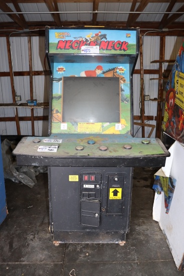 Neck-N-Neck by Bundra arcade game - untested - has been in storage - as is