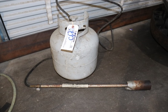 LP tank with torch