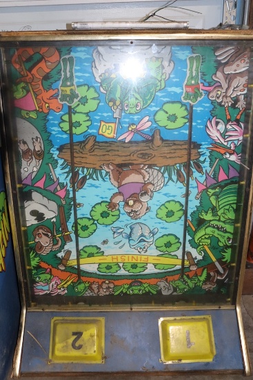 Ribbit Racin arcade game - untested - has been in storage - as is condition