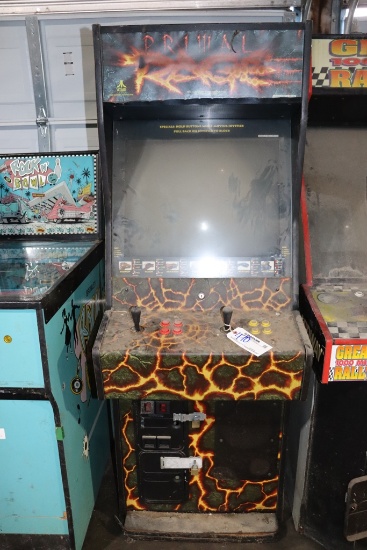 Primal Rage by Atari arcade game - untested - has been in storage - as is c